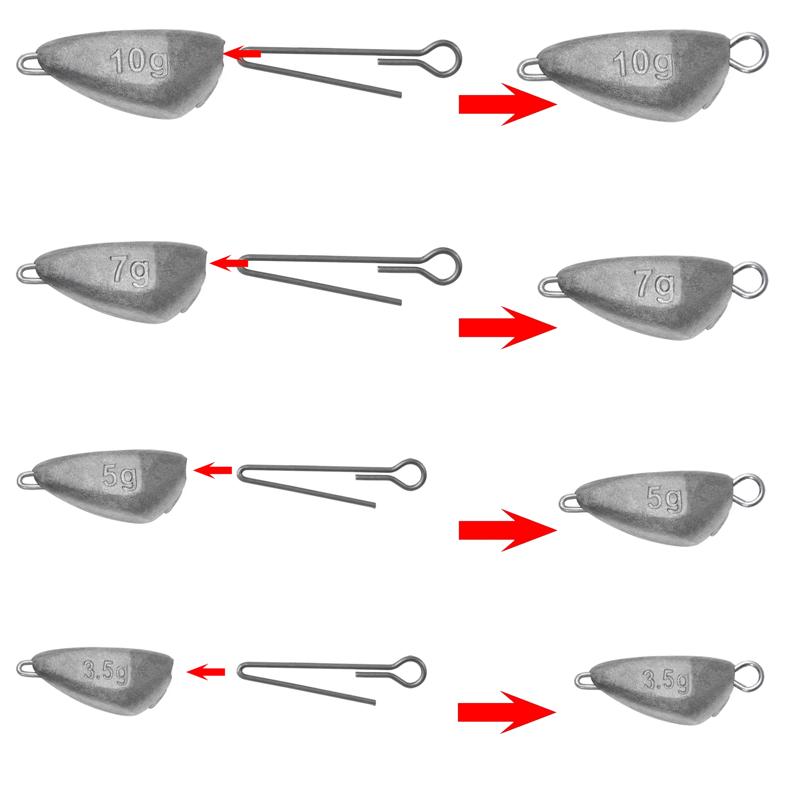 SAMOLLA 5pcs Jig Head Fishing  - Fishing Hook Jig ulasan dan harga