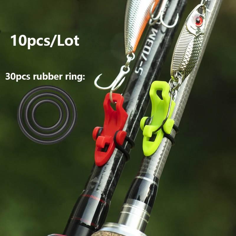 10-30pcs Fishing Rod Pole Hook - Fishing Hook Jig ulasan dan harga